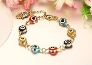 Bracelets Stainless Steel Eye Turkish